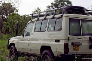 Our vehicle to get around Northern Uganda - much needed!