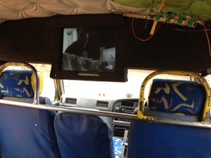 my view from inside the matatu