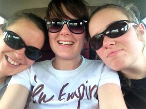 Dad's 3 girls. Not sure how he puts up with us!