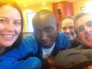Us with Chege at Java