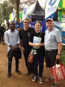 Olwen, Pete, me and Gary