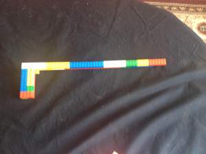 Lizzies Lego gun she made to protect herself.