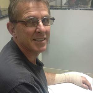 Waiting for the first cast.