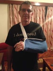 A much happier Pete Crean